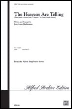 The Heavens Are Telling Two-Part choral sheet music cover